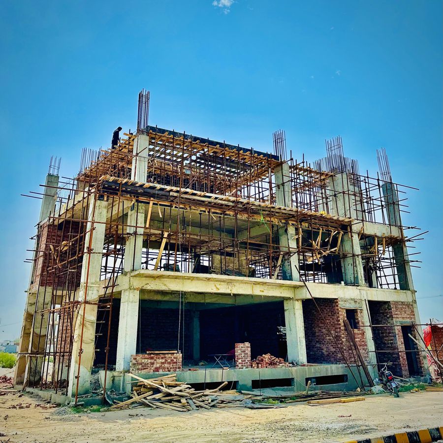 Multi-storey building under construction