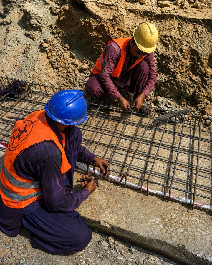 Drainage reinforcement work